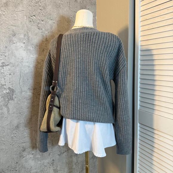 Grey Time and Tru Sweater With Buttons - Picture 6 of 7